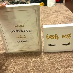 Two Canvas Decor Pictures! Or message me for options separately✨